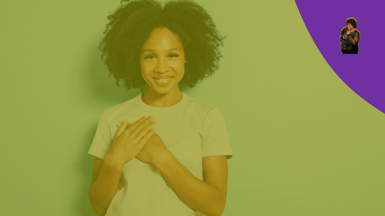 KG-Harness The Power of Gratitude Black woman holding heart in gratitude
