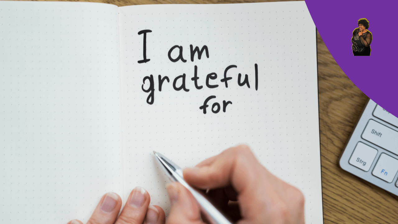 KG-KeishaGolder Power of Gratitude BPImage2-1280x720 Person writing what they are grateful for